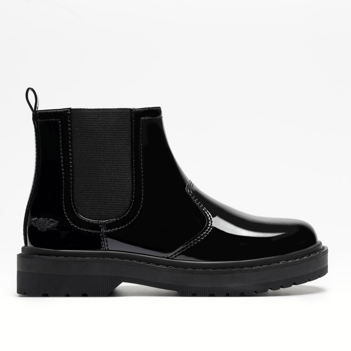 LELLI KELLY Ruth Black Patent Ankle Boots