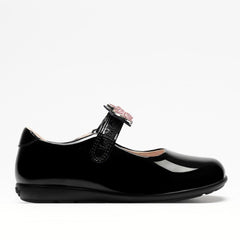 LELLI KELLY Daisy Black Patent Shoes G Fit