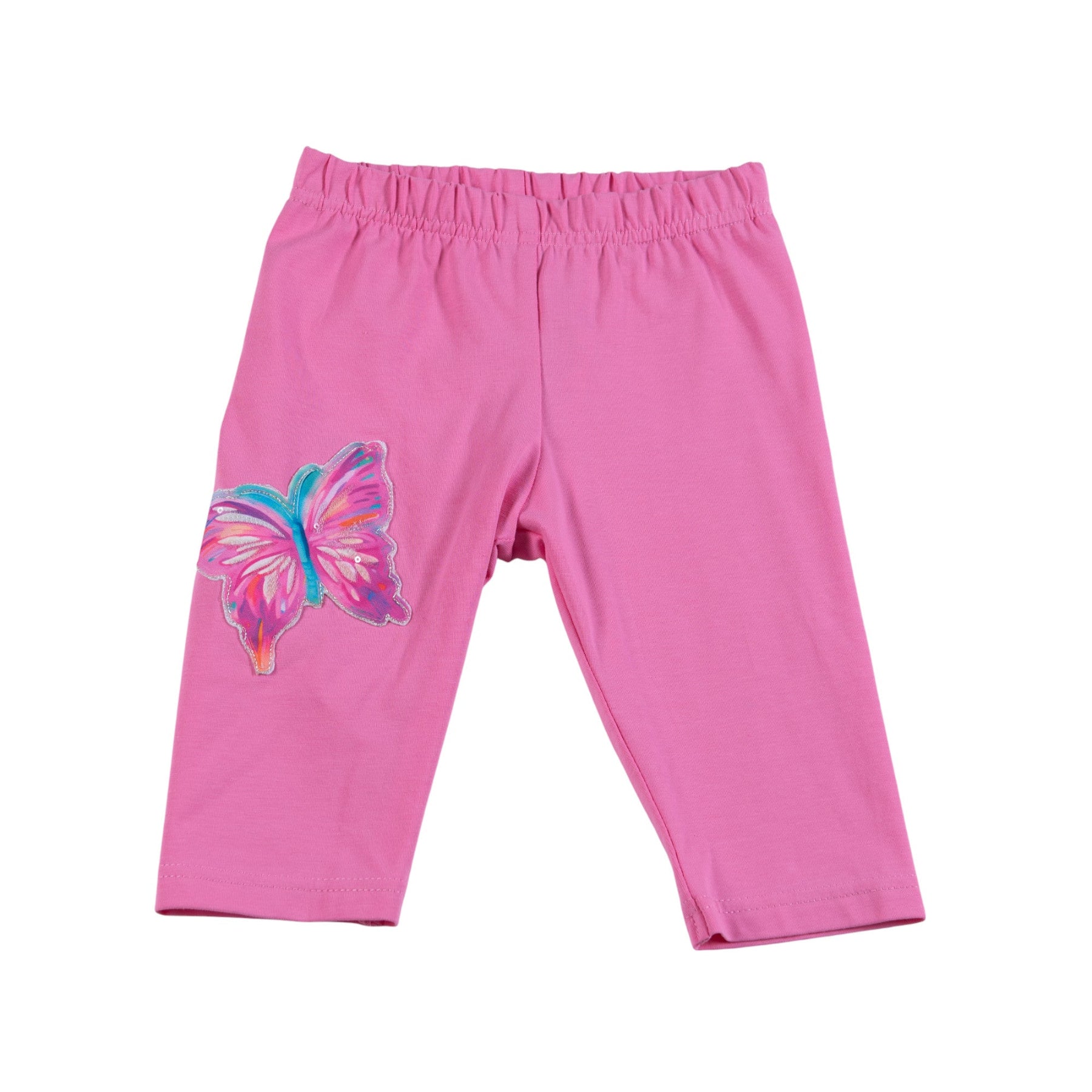 DAGA Pink Paradise Butterfly Top Capri Legging Set