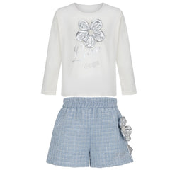 DAGA Blue Mirage Top Shorts  Set