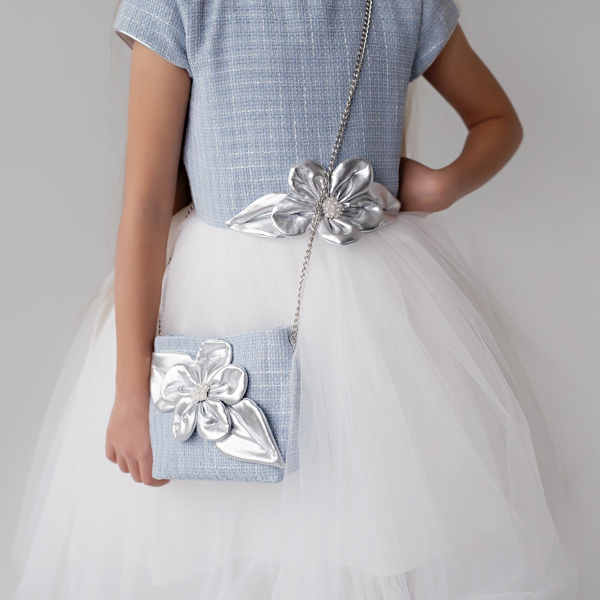 DAGA Blue Mirage Tulle Dress