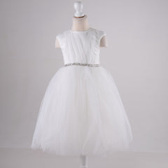 Daga Ceremony Tulle Dress White