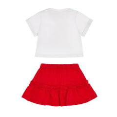 MOSCHINO Baby Girls T-Shirt And Skirt Set