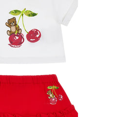 MOSCHINO Baby Girls T-Shirt And Skirt Set