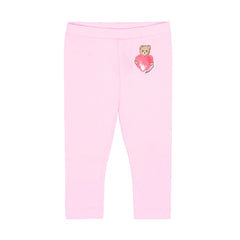 Baby MOSCHINO Heart Teddy Bear Motif Legging Set