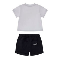 MOSCHINO Baby Super Star T-Shirt Shorts Set