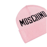 Moschino Kids Beanie Hat Pink