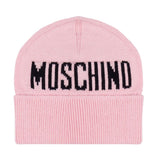 Moschino Kids Beanie Hat Pink