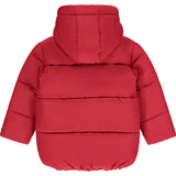 OSCAR Hooded Puffer Jacket Red