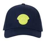 MITCH & SON Jnr Skip hat with badge on front. Blue Navy