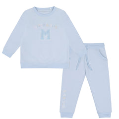 Addy Loopy Badge Crewneck Tracksuit