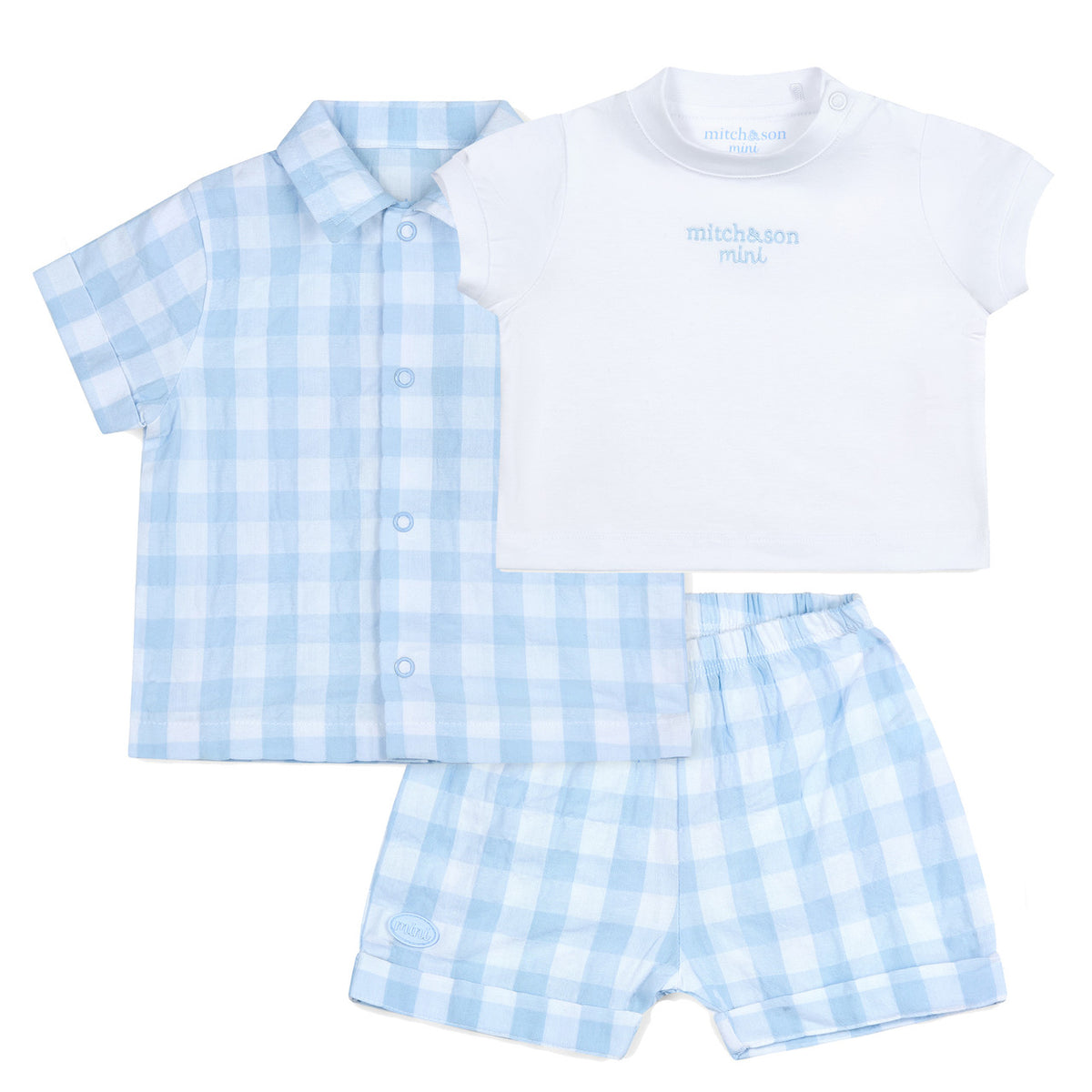 MITCH & SON ELLIOT Gingham 3 Piece Set