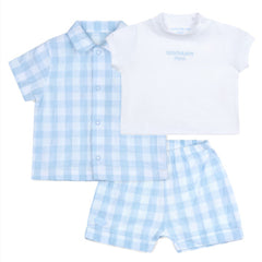 Mitch & Son ELLIOT Gingham 3 Piece Set