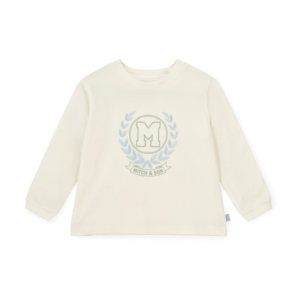 MITCH & SON Boys Crest Embroidery Top