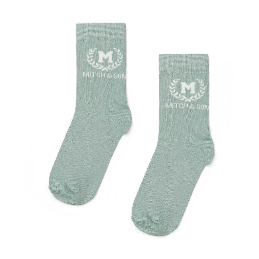 MITCH & SON Boys Crest 2 Pack Socks