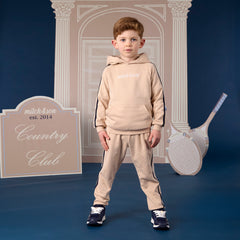 MITCH & SON Classic Collection. The Scott tracksuit features a classic overhead hoodie with a front pouch pocket and matching joggers