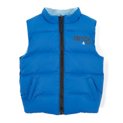 MITCH & SON Winter Chevron. The Wesley gilet features a reversible design with two contrasting looks