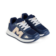 MITCH &amp; SON The Sprint trainers feature a sporty design with contrast panels and lace fastening. Finished with a cushioned sole and signature logo detailing for all-day comfort. Navy