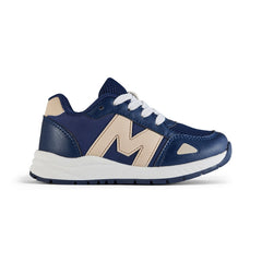 MITCH &amp; SON The Sprint trainers feature a sporty design with contrast panels and lace fastening. Finished with a cushioned sole and signature logo detailing for all-day comfort. Navy