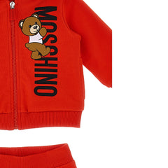 Baby Moschino Hooded Tracksuit Red