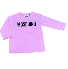 Baby Moschino Logo Top Pink