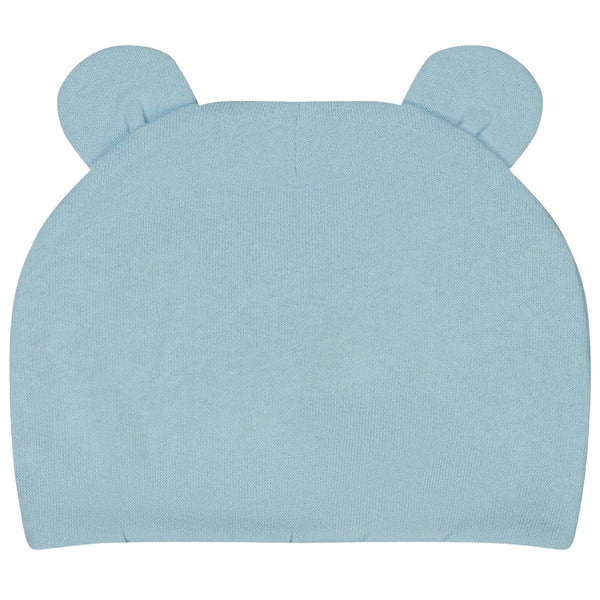 Baby Moschino Bear Logo Hat Sky Blue