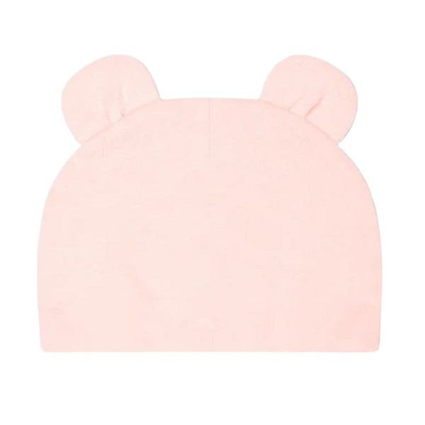 Baby Moschino Bear Logo Hat Sugar Rose