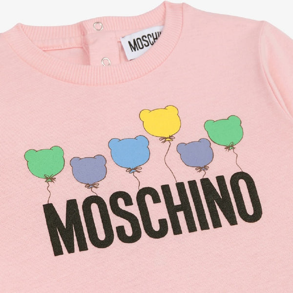Babygrow Moschino Logo Teddy Balloons