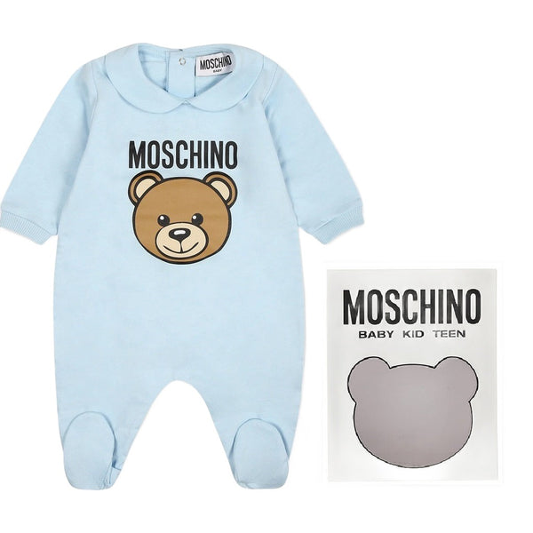 Babygrow with Gift Box Moschino Sky Blue
