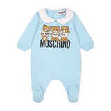 Babygrow Moschino Teddy Friends Sky Blue