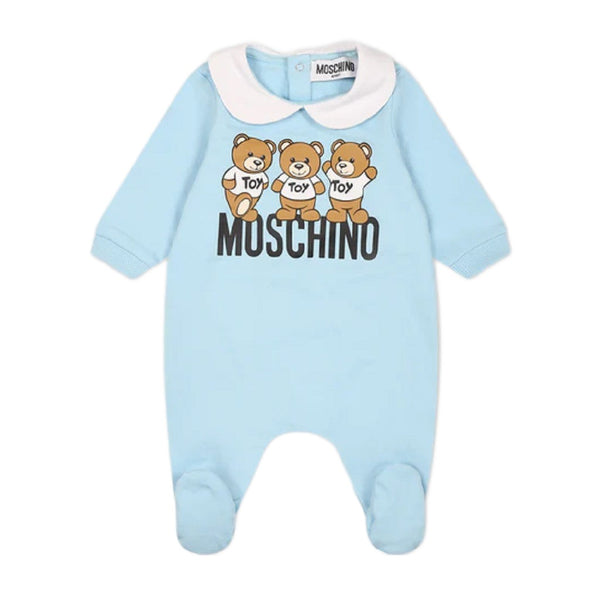 Babygrow Moschino Teddy Friends Sky Blue