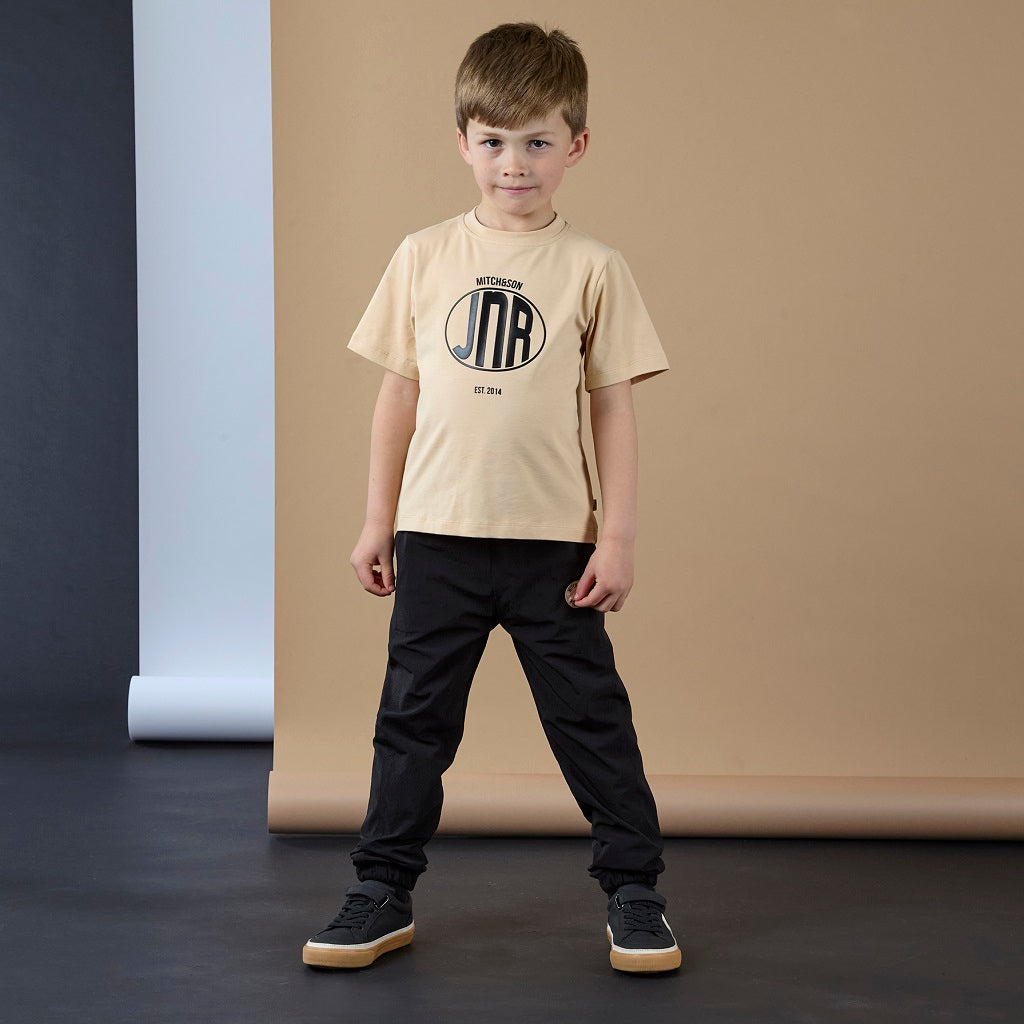 MITCH & SON Boys Logo T-Shirt Beige