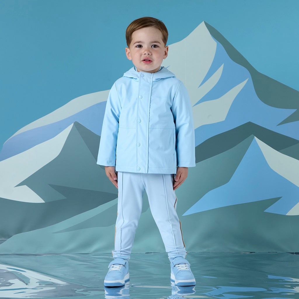 MITCH & SON Boys Raincoat Sky Blue