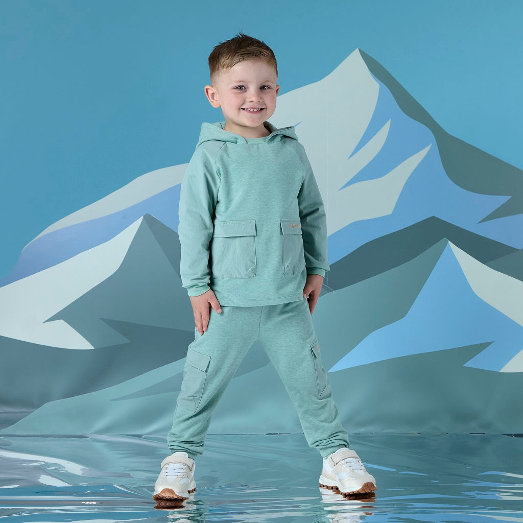 MITCH & SON Boys Hooded Tracksuit Icey Jade