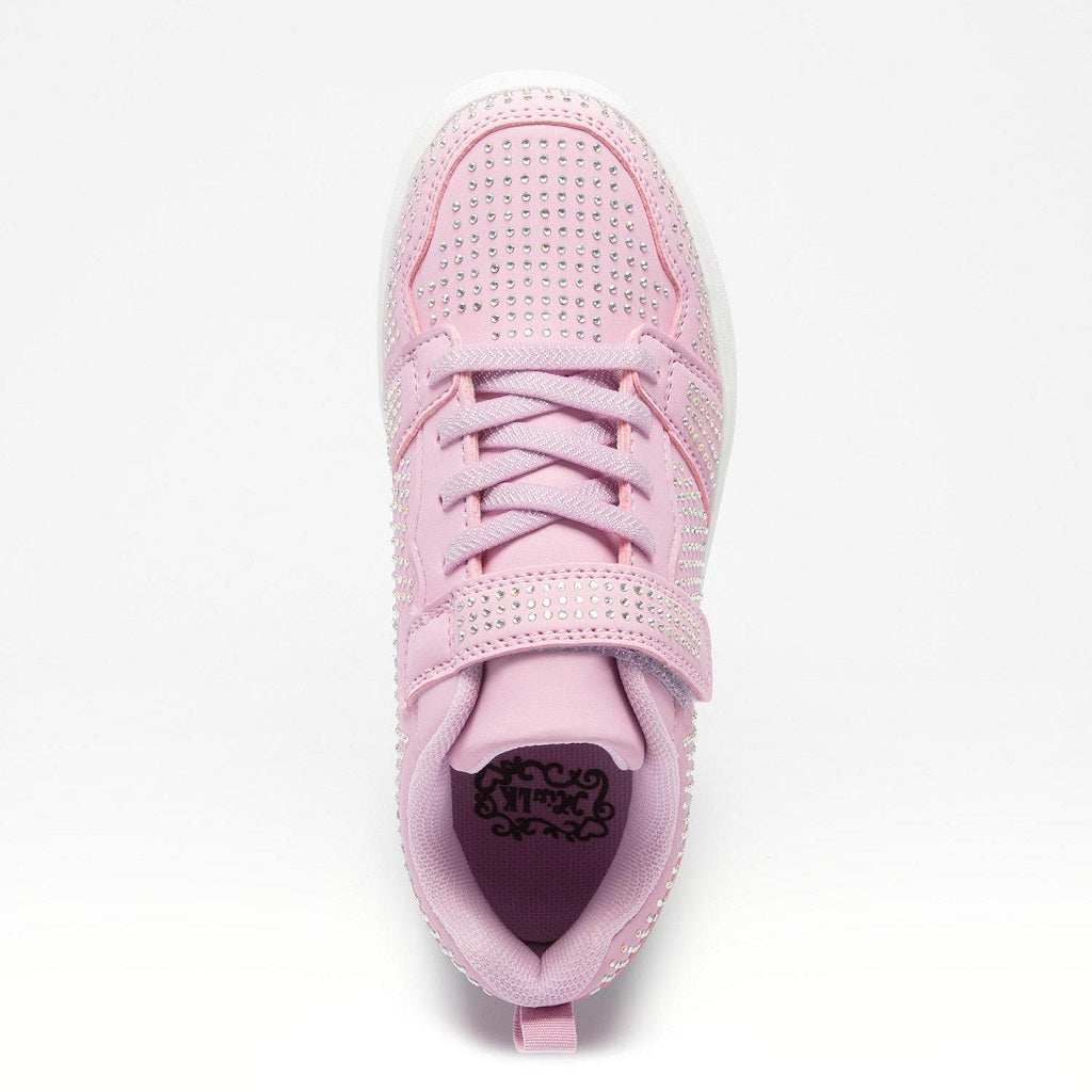 MISS LK Grace Diamante Trainers Lilac