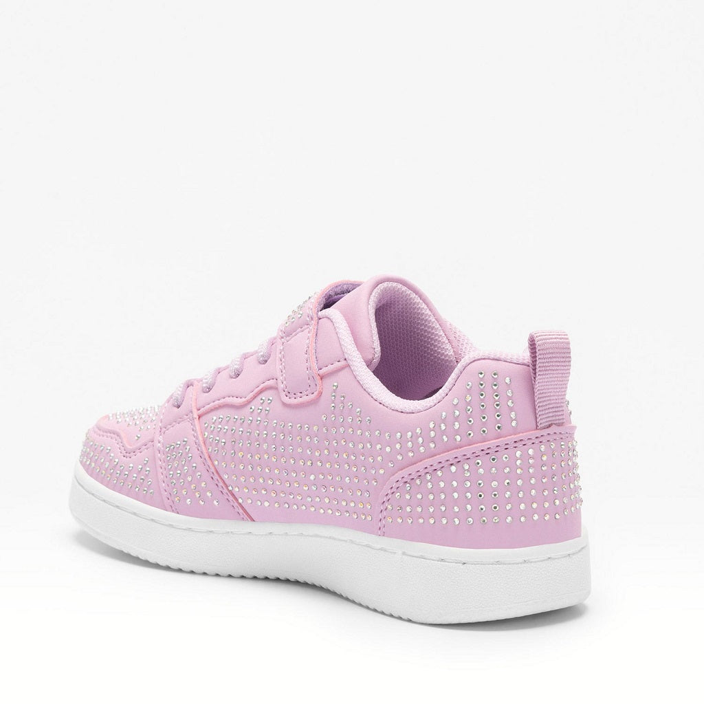 MISS LK Grace Diamante Trainers Lilac