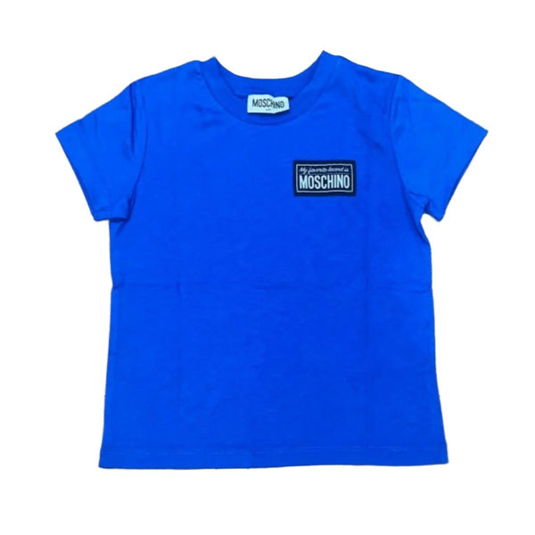 Moschino Kids T-Shirt Skydiver Blue