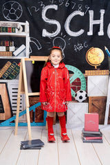 ADEE BLAIR Heart Raincoat Red