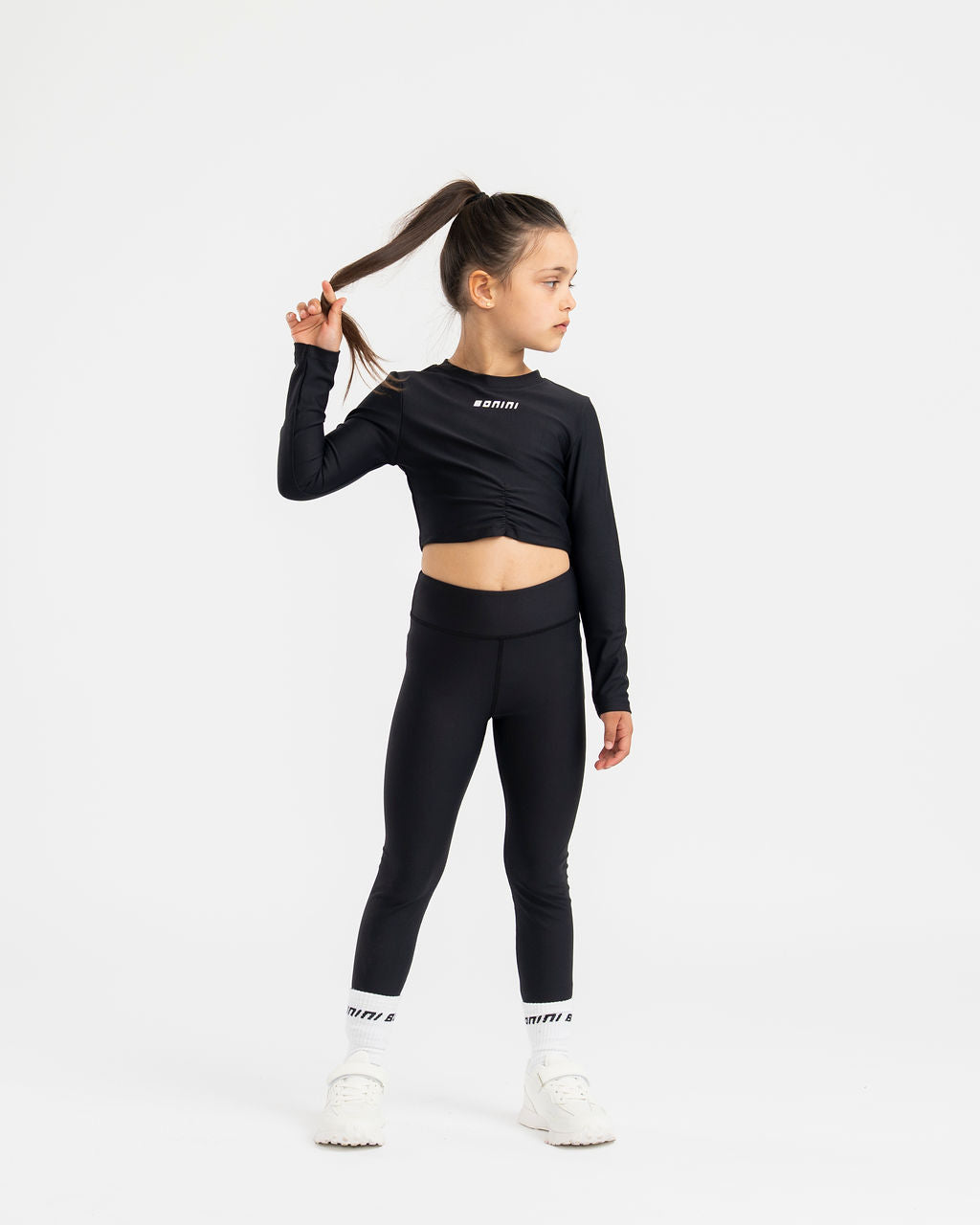 BONINI Aspire Long Sleeve Sport Top Black