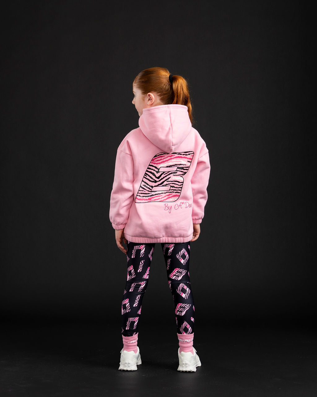 BONINI Sparkle Oversized Hoodie Pink