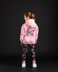 BONINI Sparkle Oversized Hoodie Pink