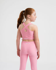 BONINI Aspire Crop Sport Top Peony Pink