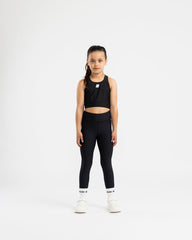 BONINI Aspire Crop Sport Top Black