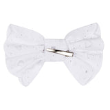 ADee Chic Chevron Broderie Anglaise Bow Hairclip