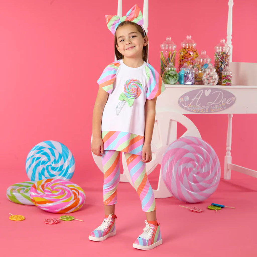 ADEE Eva Stripe Lollipop Legging Set