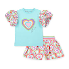 ADEE Emma Heart Print Short Set