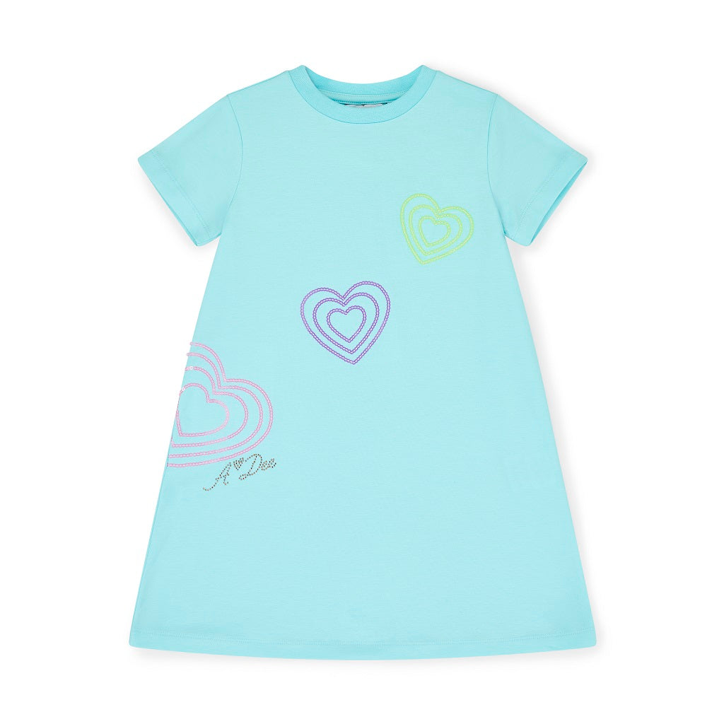 ADEE Evangeline Heart T-Shirt Dress