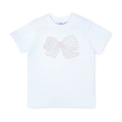 ADEE ROSE Skorts Set with diamante bow artwork