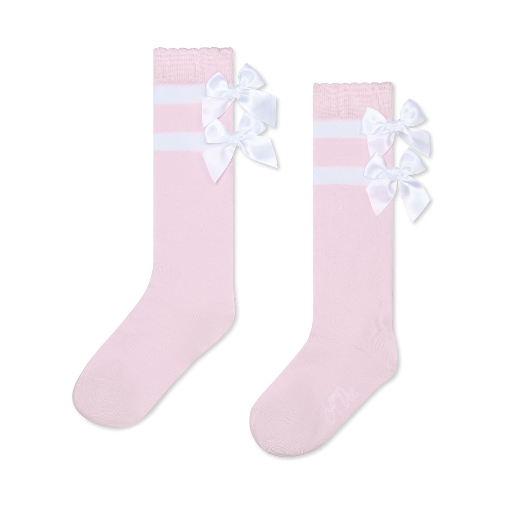ADEE RHEA Knee High Socks with bows