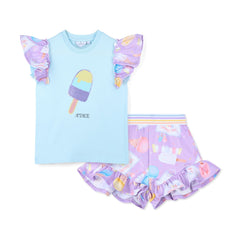 ADEE Ice Cream Print Short Set